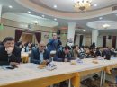 نشست خبری سردار نعمت اله باقری فرمانده سپاه حضرت ابوالفضل (ع) لرستان با خبر نگاران