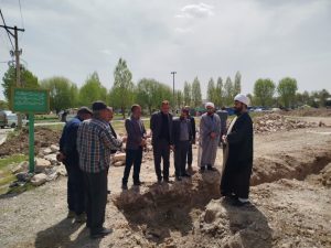 بازدید امام جمعه شهرستان دلفان و سرپرست شهرداری جهت تسریع درساخت و ساز مسجد حضرت زهرا سلام الله علیها